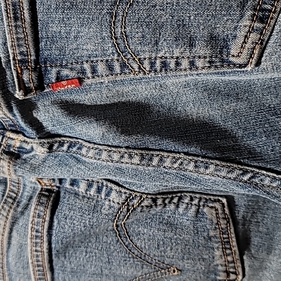 Vintage LEVI 550 Y2K Relaxed Tapered Straight Leg Classic Retro Blue Jeans 12L - Picture 8 of 16